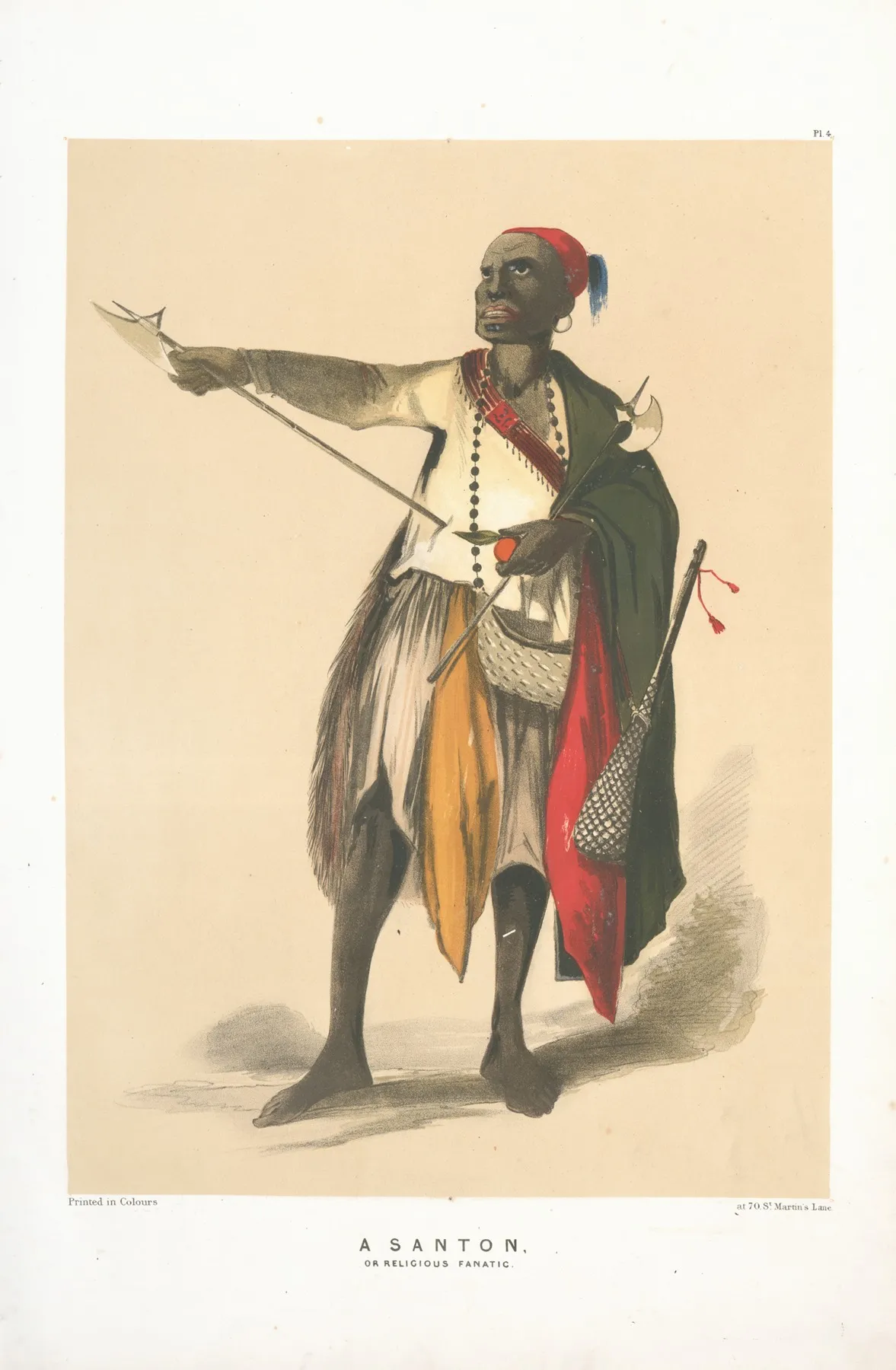 A Santon Or Religious Fanatic by Forbes MacBean - Canvas Print