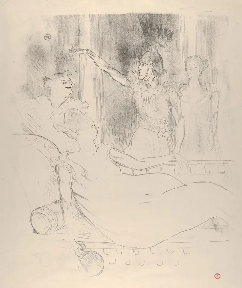 A Scene From Offenbachs La Belle Helene