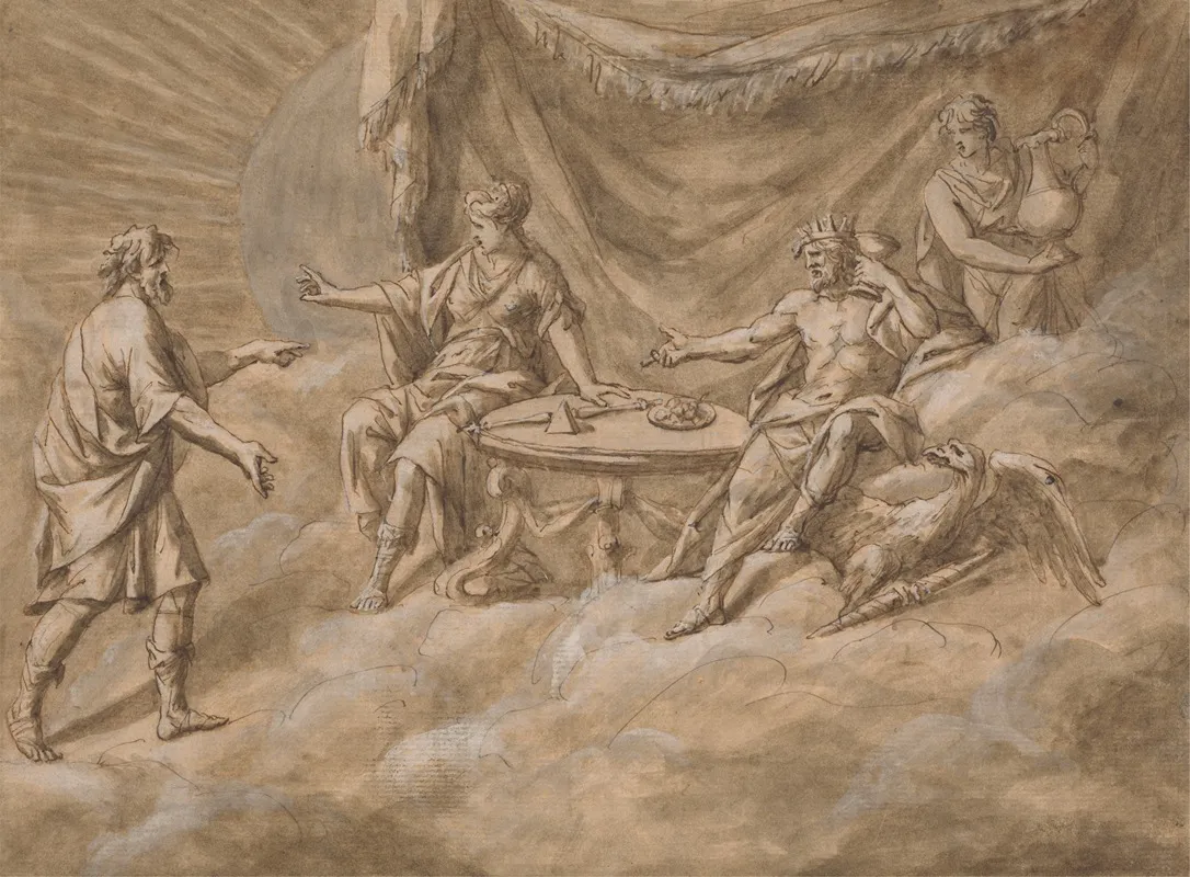A Scene On Mount Olympus