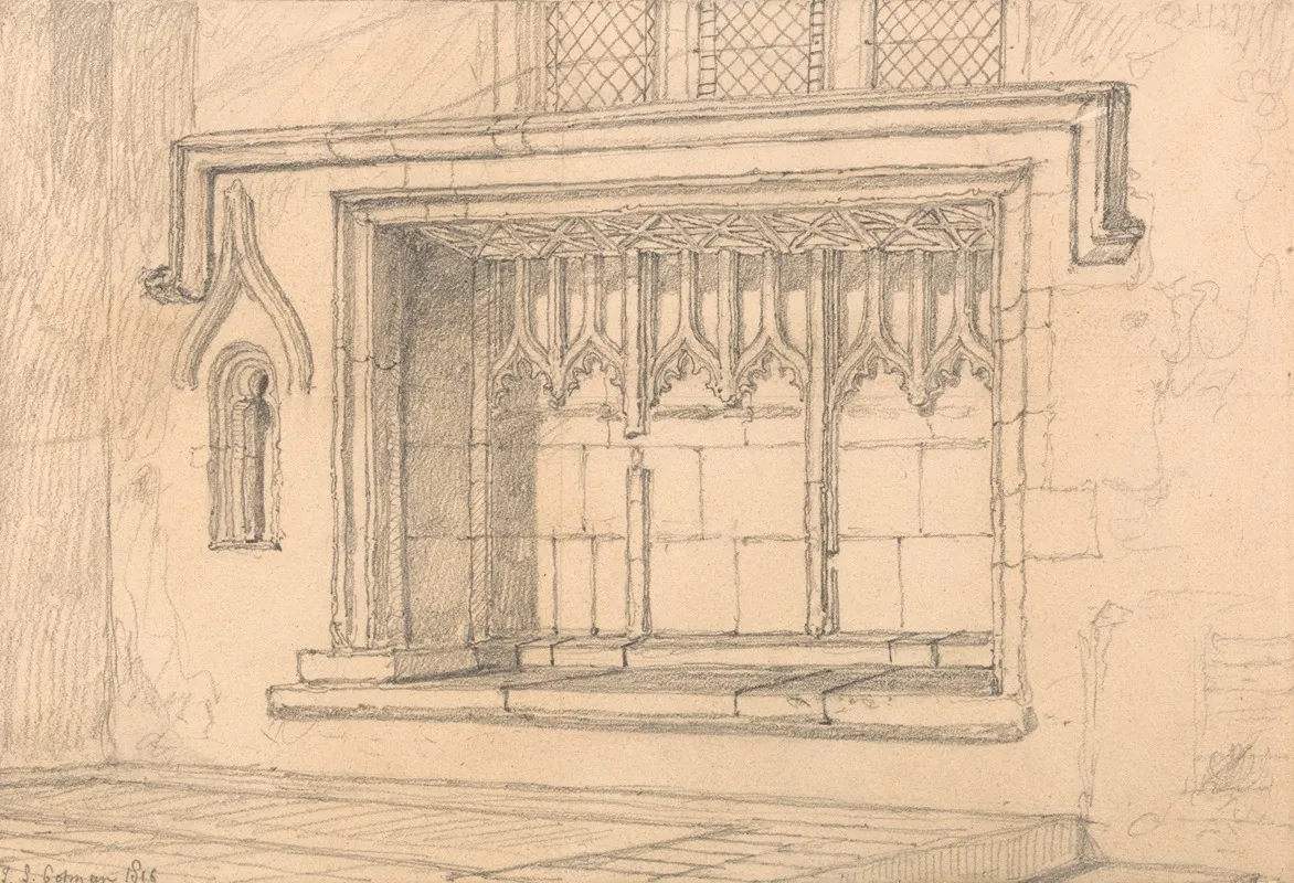 A Sedilia In Upwell Church Norfolk