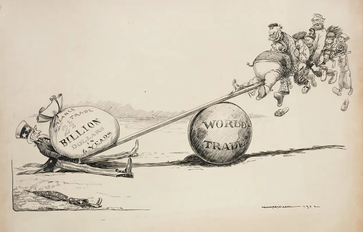A See Saw With World Trade As The Fulcrum