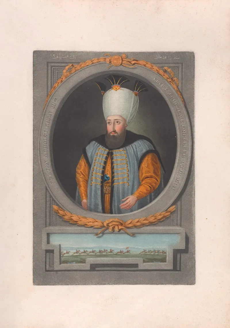A Series Of Portraits Of The Emperors Of Turkey Pl 29 by John Young - Canvas Print