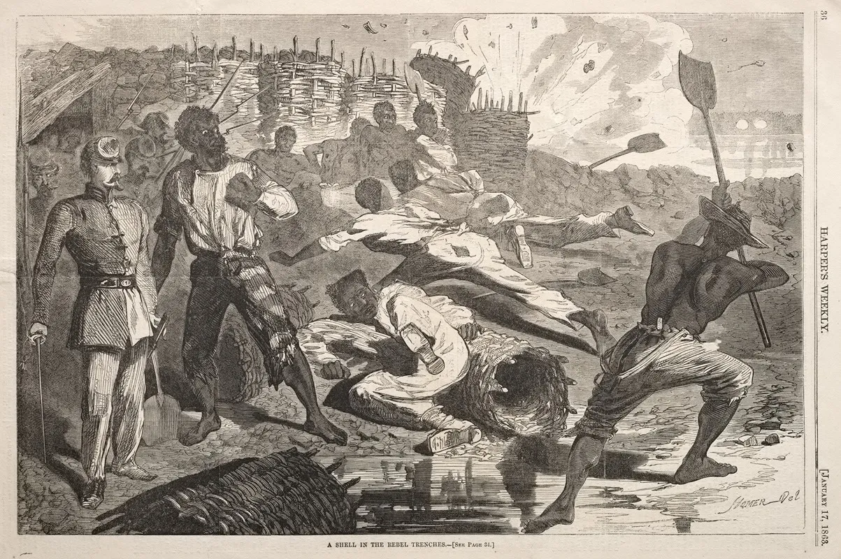 A Shell In The Rebel Trenches