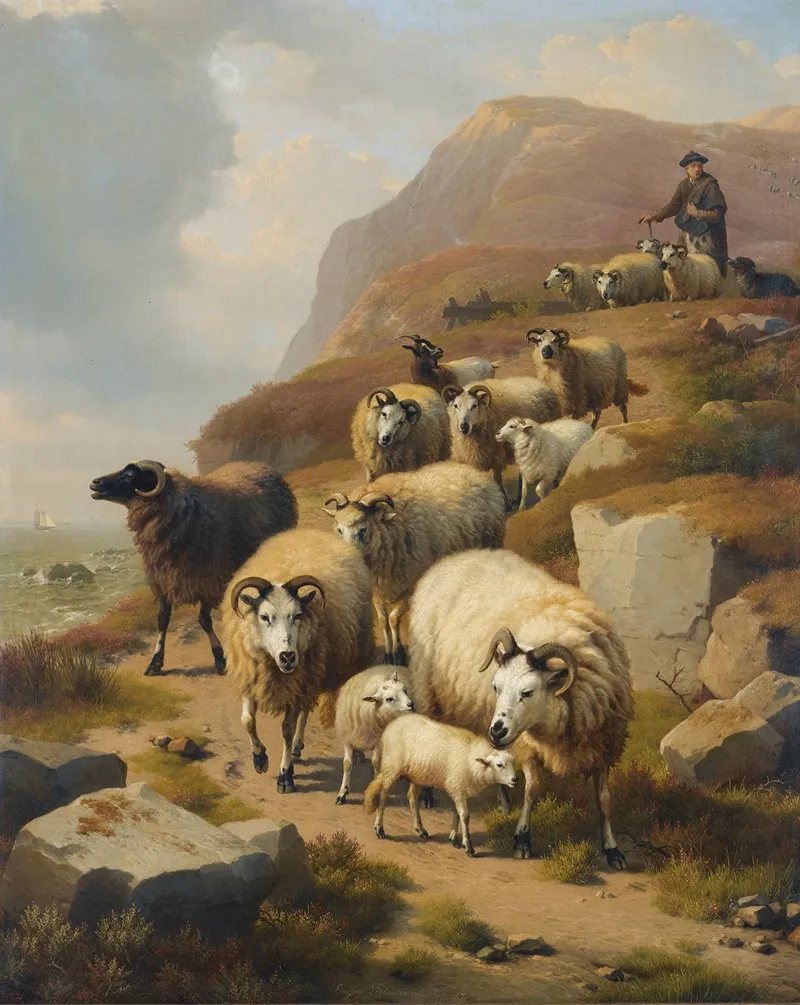 A Shepherd And His Flock