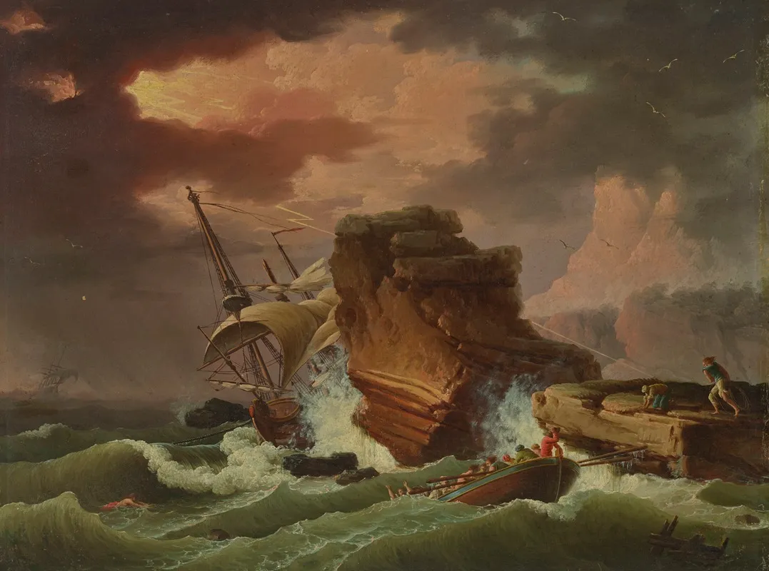 A Shipwreck In A Storm 2