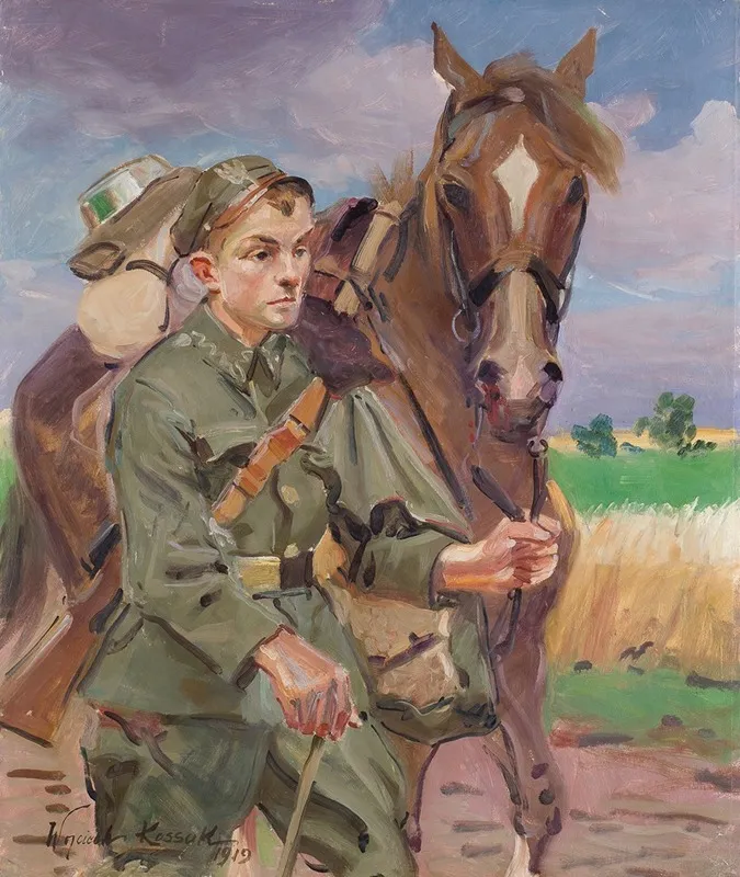 A Soldier With A Horse