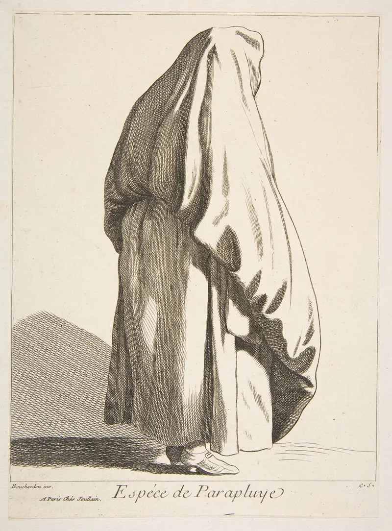 A Sort Of Umbrella by Edmé Bouchardon - Canvas Print