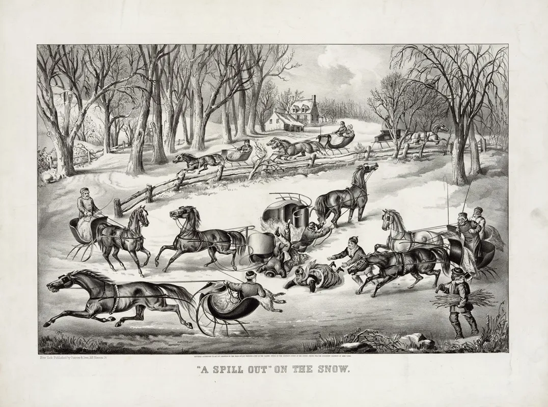 A Spill Out On The Snow