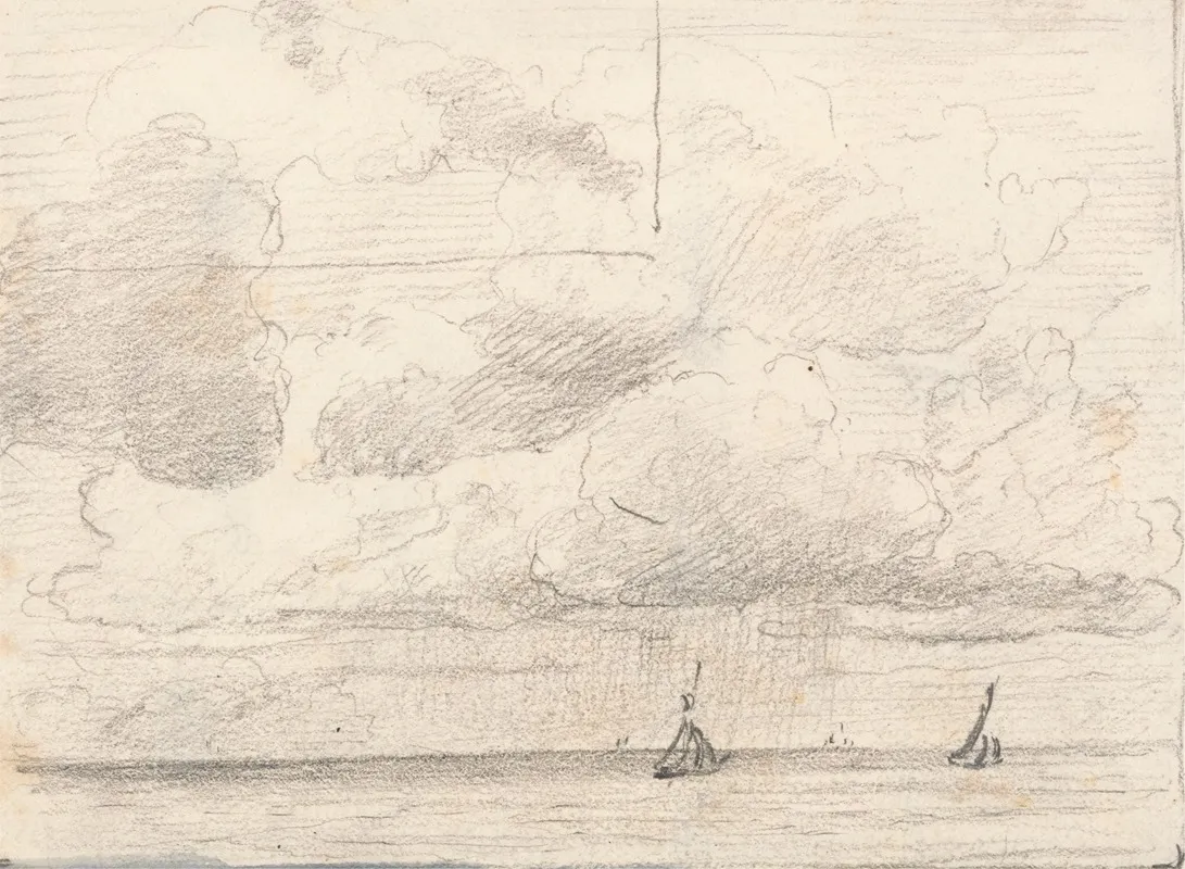 A Squall by Lionel Constable - Canvas Print