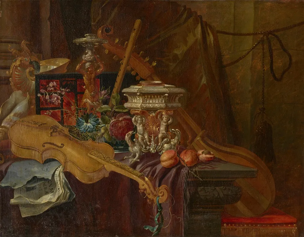 A Still Life With Musical Instruments