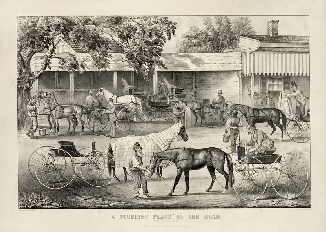 A Stopping Place On The Road The Horse Shed