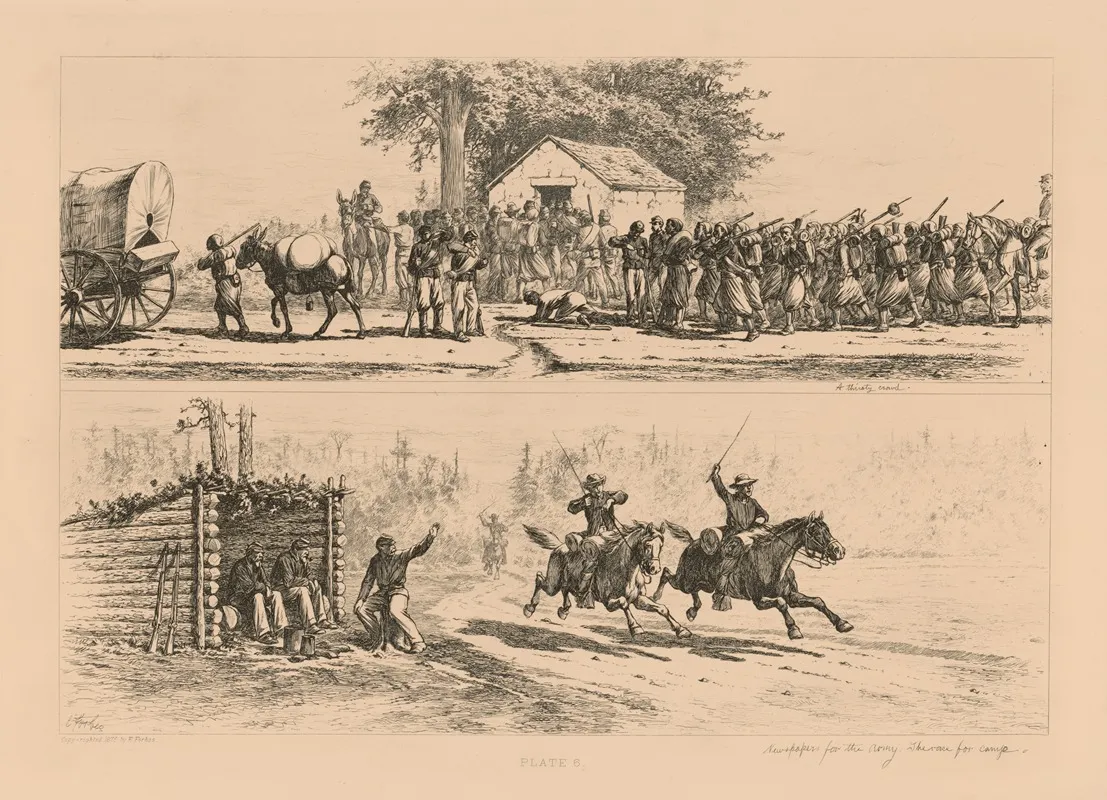 A Thirsty Crowd Newspapers For The Army The Race For Camp