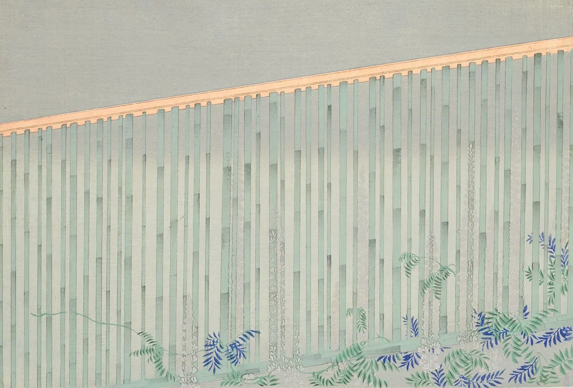 A Thousand Grasses Pl 10 by Kamisaka Sekka - Canvas Print