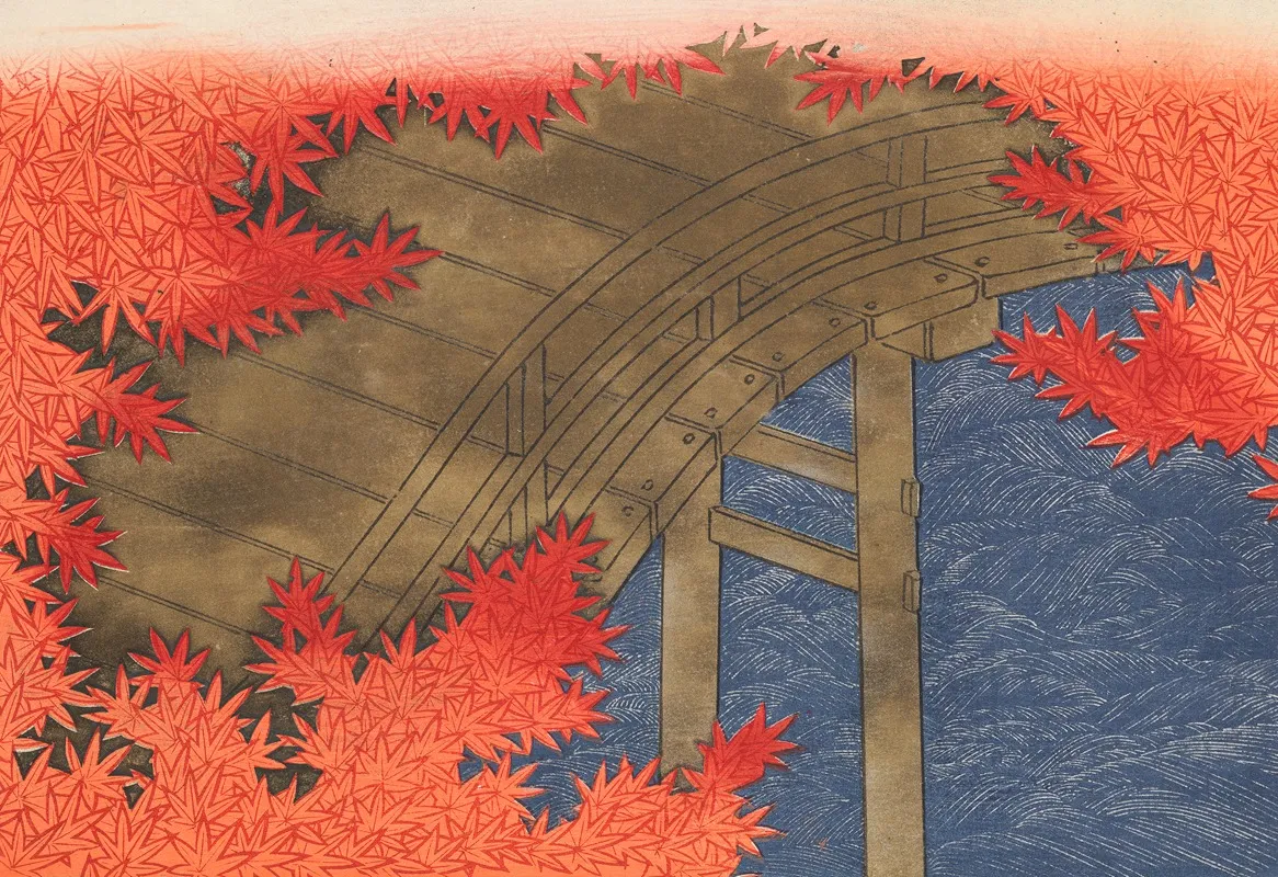 A Thousand Grasses Pl 16 by Kamisaka Sekka - Canvas Print
