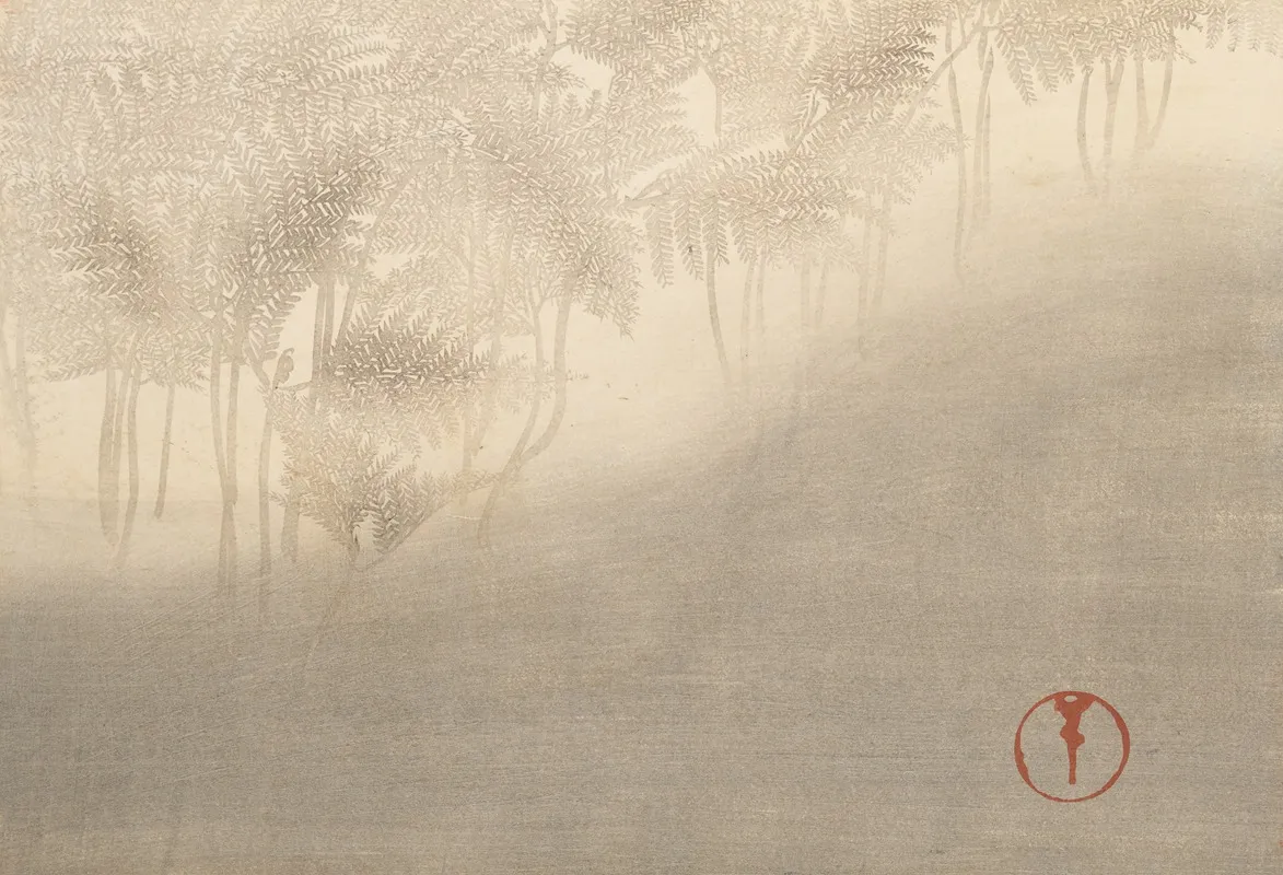 A Thousand Grasses Pl 26 by Kamisaka Sekka - Canvas Print