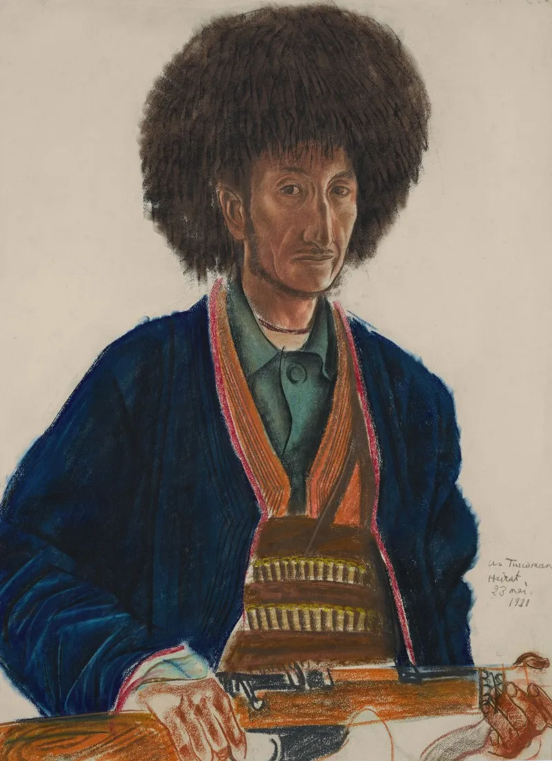 A Turcoman Herat by Alexandre Jacovleff - Canvas Print