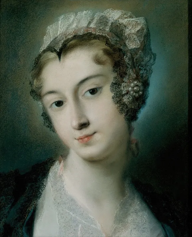 A Tyrolean Innkeeper by Rosalba Carriera - Canvas Print