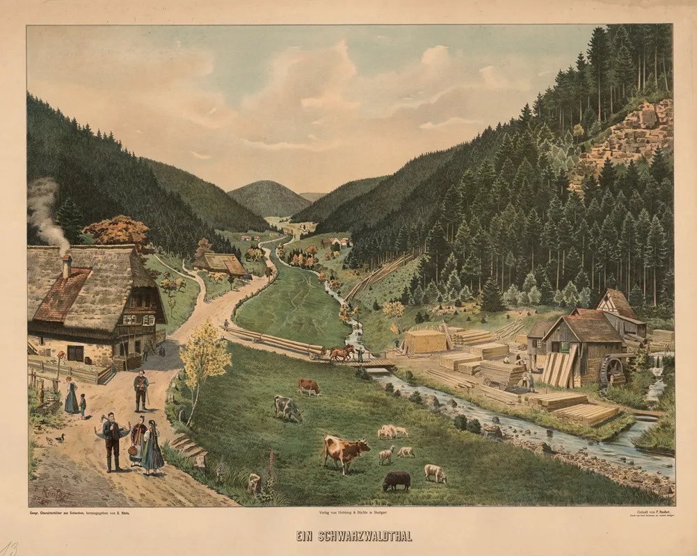 A Valley In The Black Forest