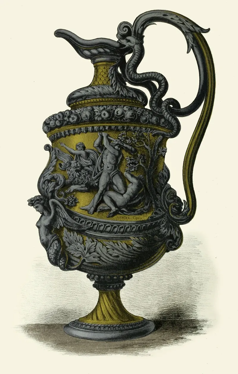 A Vase By Le Pautre by Henry Noel Humphreys - Canvas Print