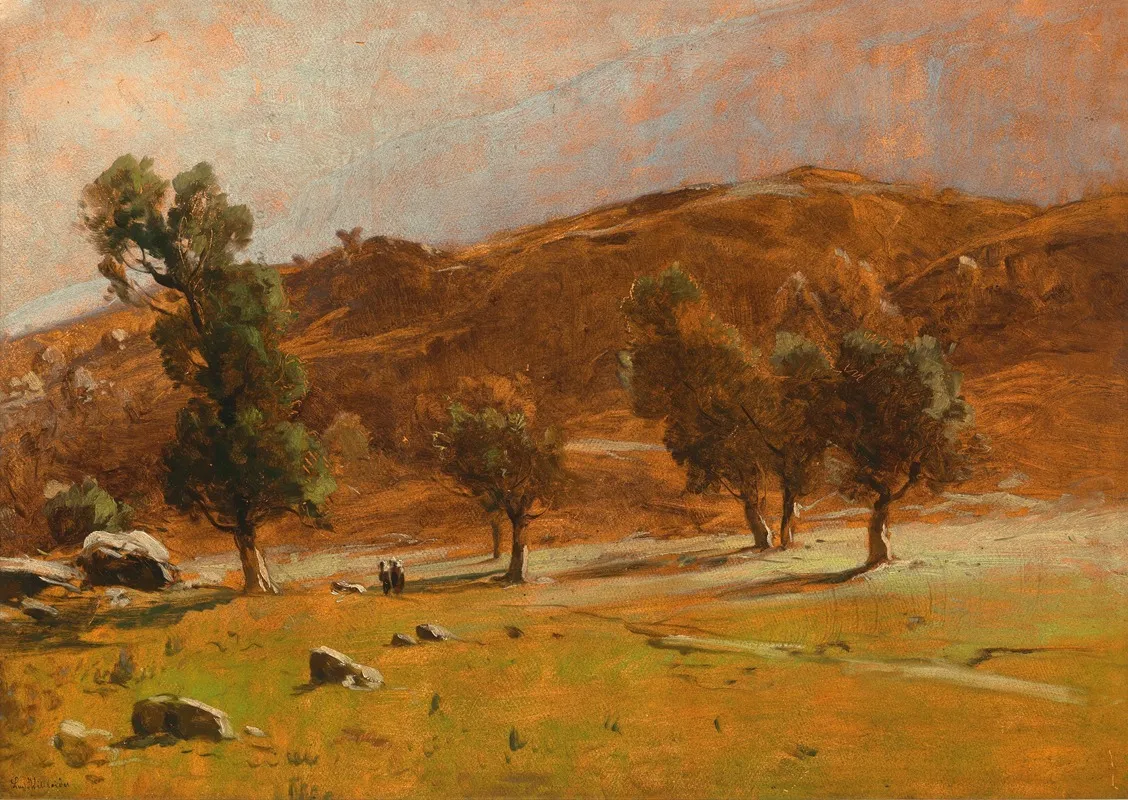 A Vast Landscape by Ludwig Willroider - Canvas Print