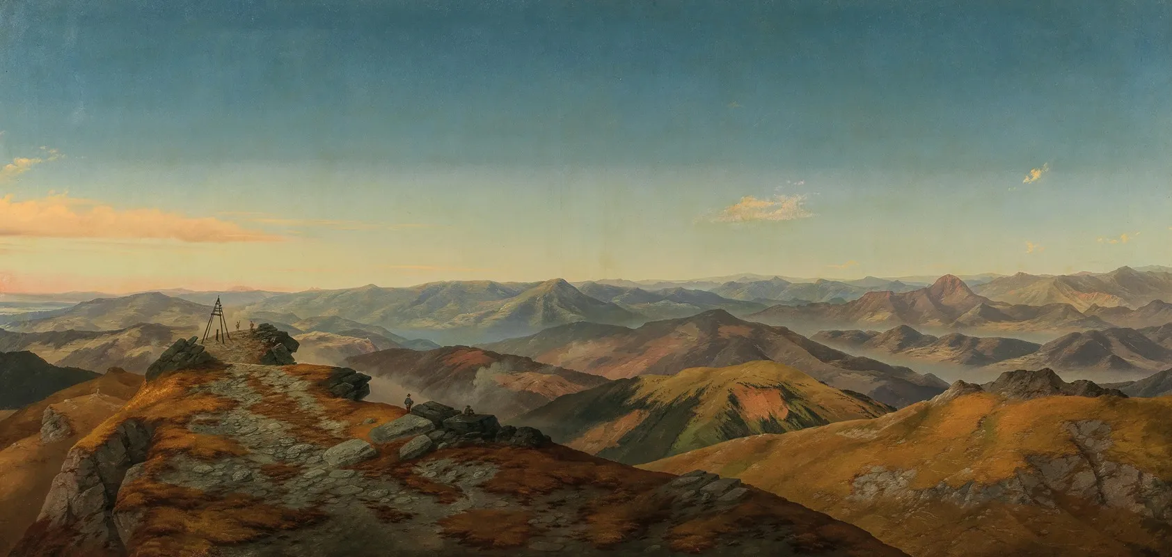 A Vast Panorama Of The Koralpe 2 by Markus Pernhart - Canvas Print
