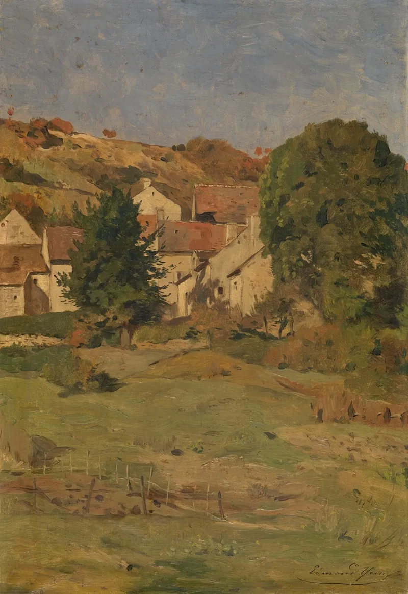 A View Near Saint Jean De Luz by Edmond Charles Joseph Yon - Canvas Print
