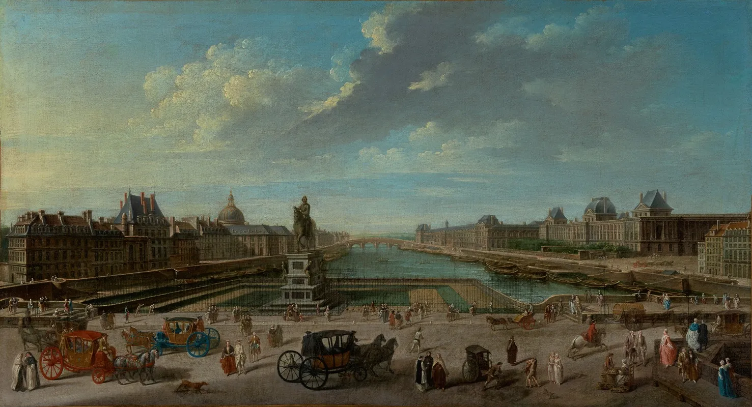 A View Of Paris From The Pont Neuf