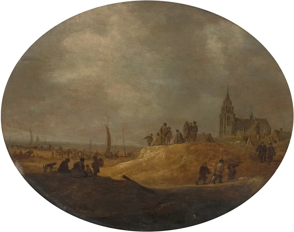 A View Of Scheveningen From The Dunes
