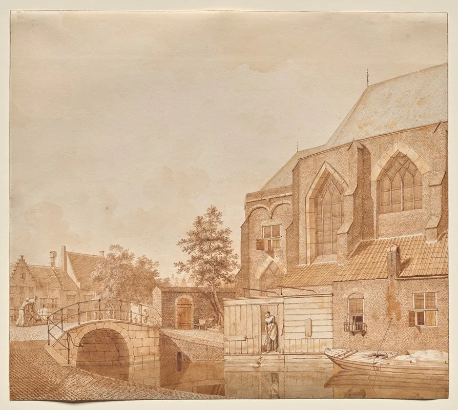A View Of The Nieuwe Kerk Delft