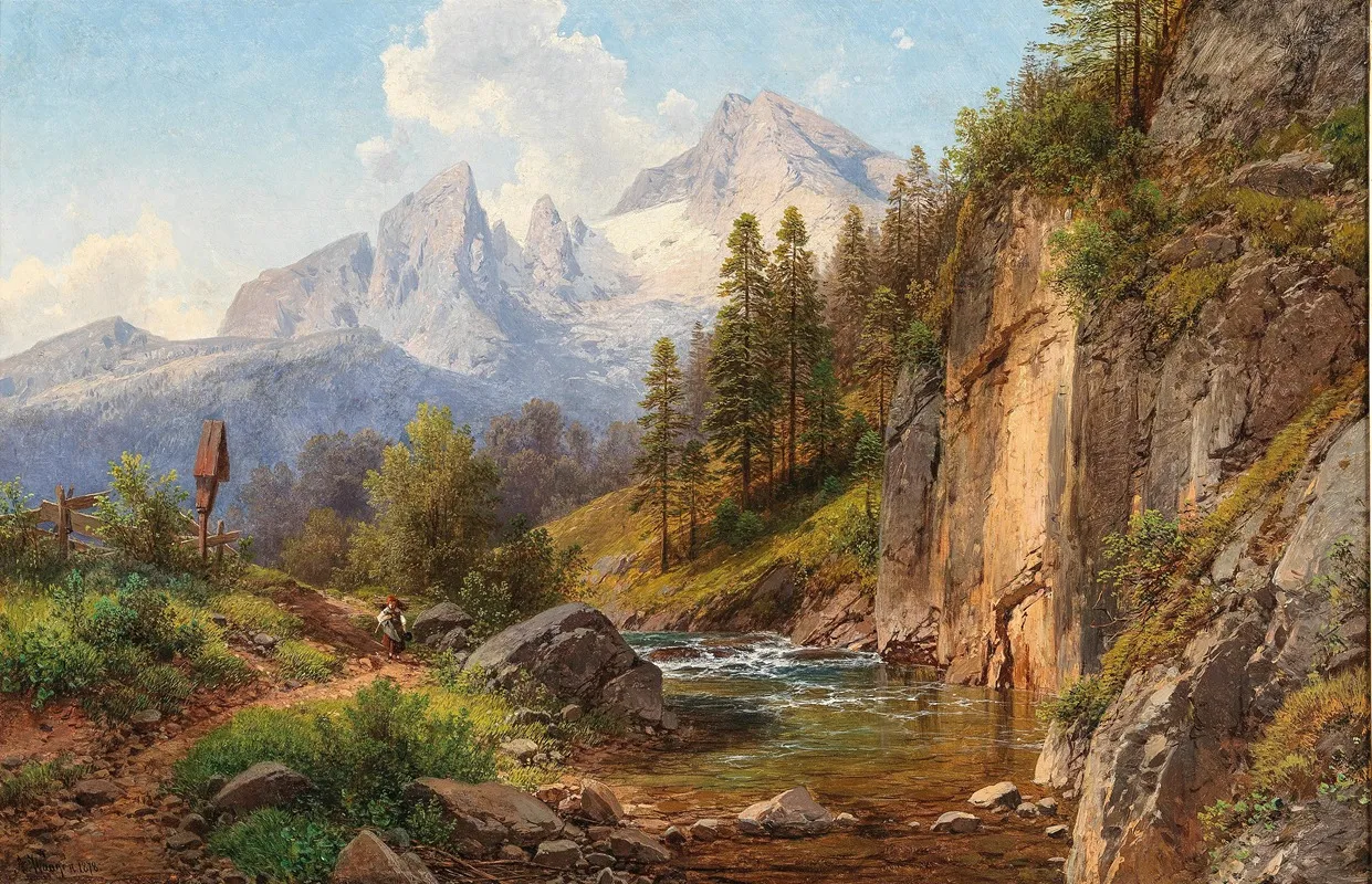 A View Of The Watzmann Mountain