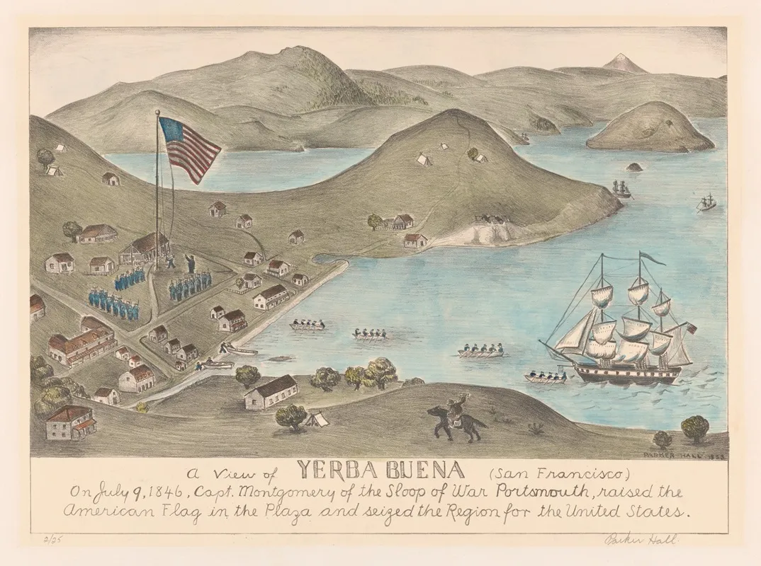 A View Of Yerba Buena San Francisco