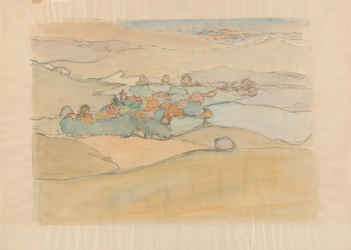 A Village In The Sussex Downs