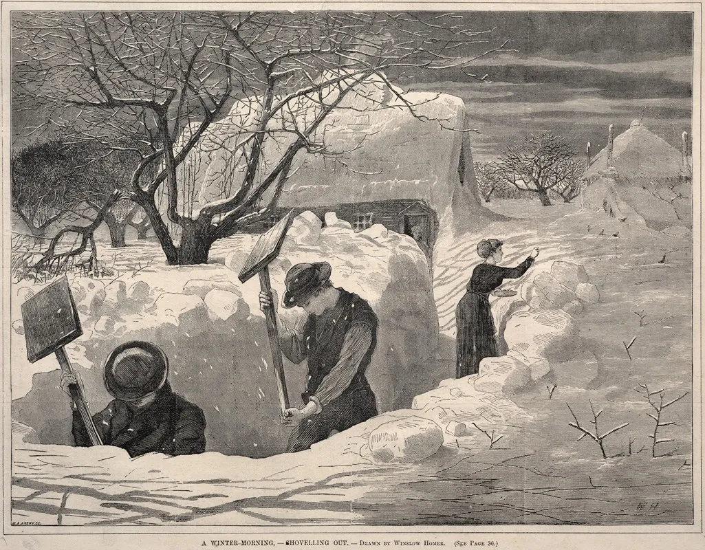 A Winter Morning Shovelling Out