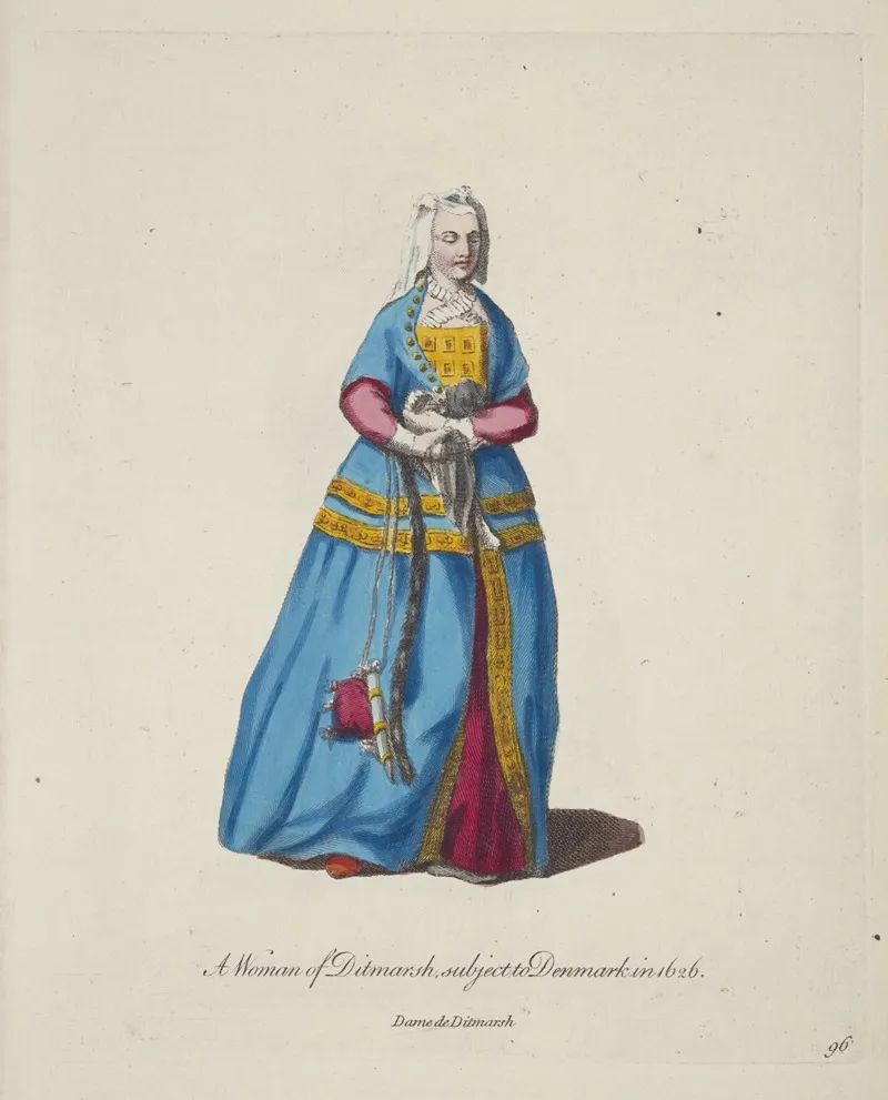 A Woman Of Ditmarsh Subject To Denmark In 1626 Dame De Ditmarsh