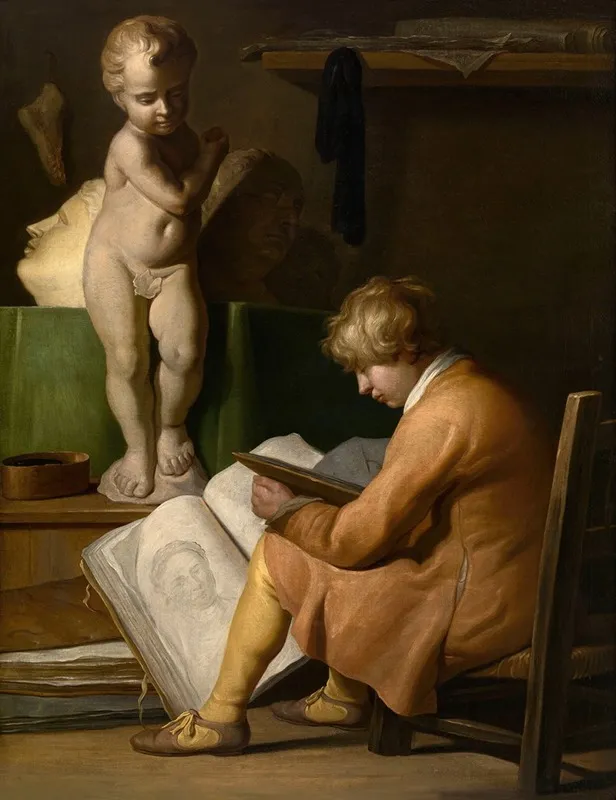 A Young Artist by Jan Lievens - Canvas Print