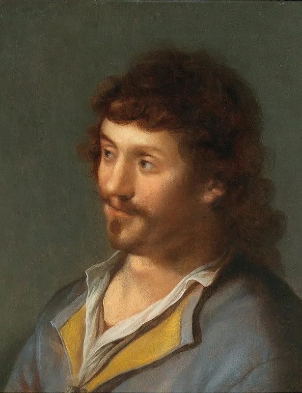 A Young Man With An Open Collar