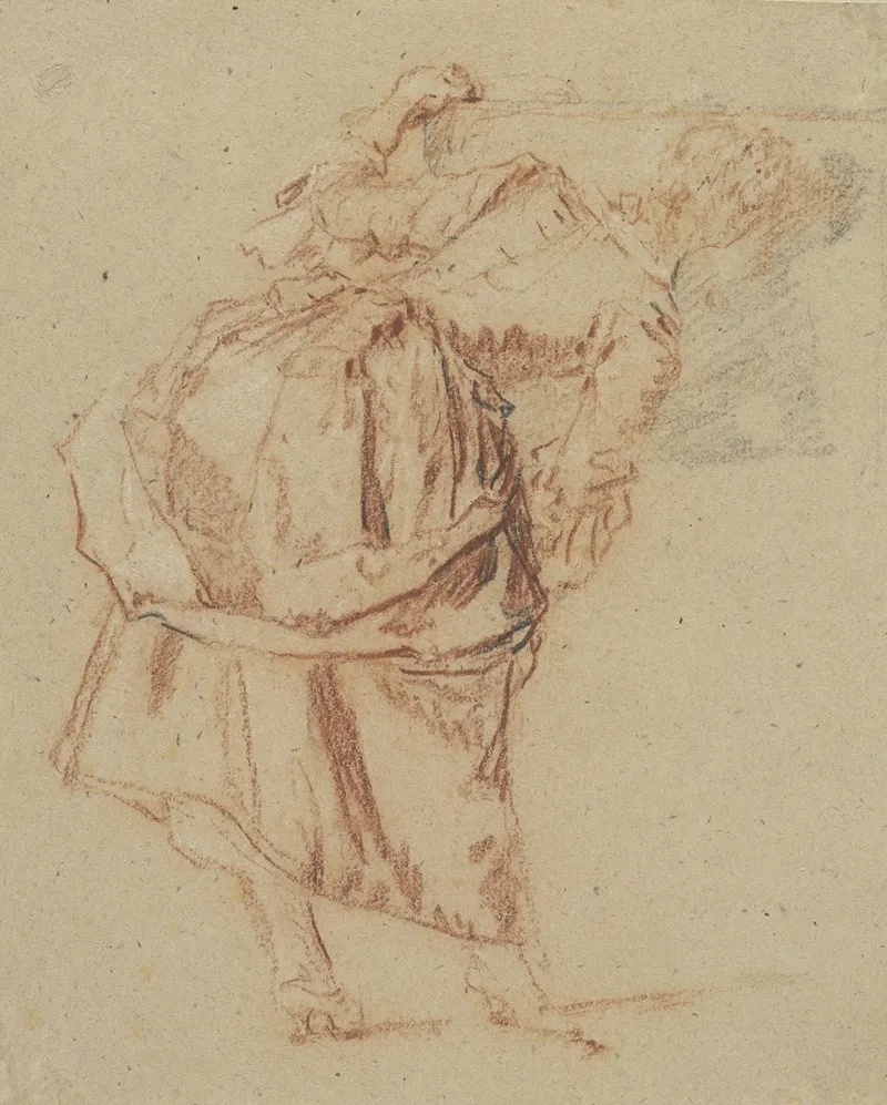 A Young Woman Looking In A Mirror