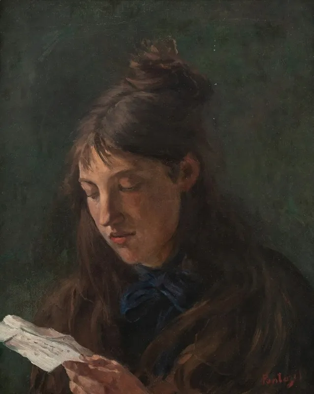A Young Woman Reading 2