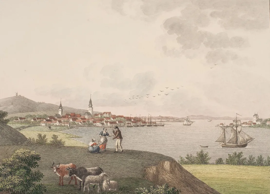 Aalborg by Søren L. Lange - Canvas Print
