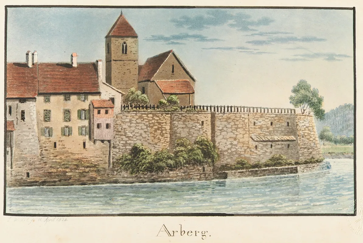 Aarberg by Jakob Samuel Weibel - Canvas Print