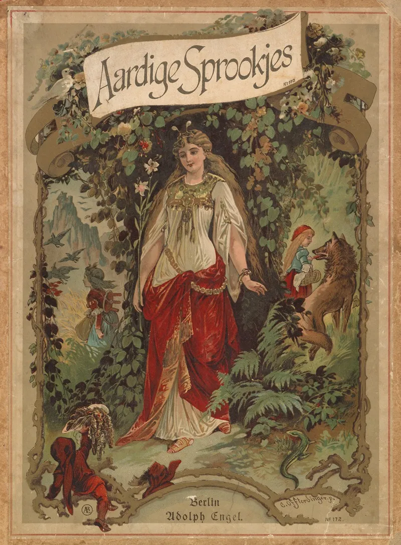 Aardige Sprookjes Cover by Carl Offterdinger - Canvas Print