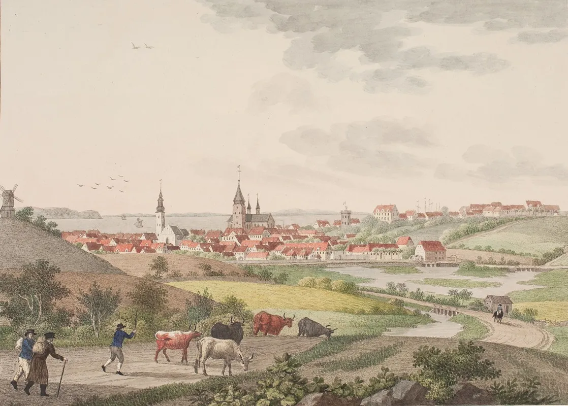Aarhus by Søren L. Lange - Canvas Print