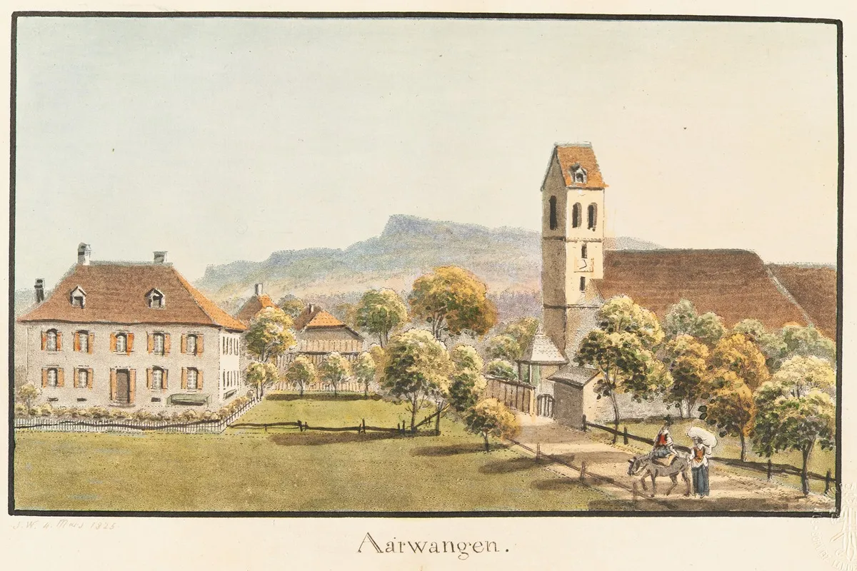 Aarwangen by Jakob Samuel Weibel - Canvas Print