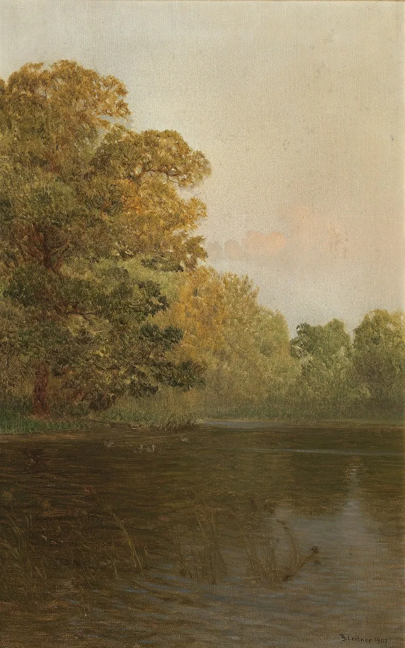 Abend 5 by Thomas Leitner - Canvas Print