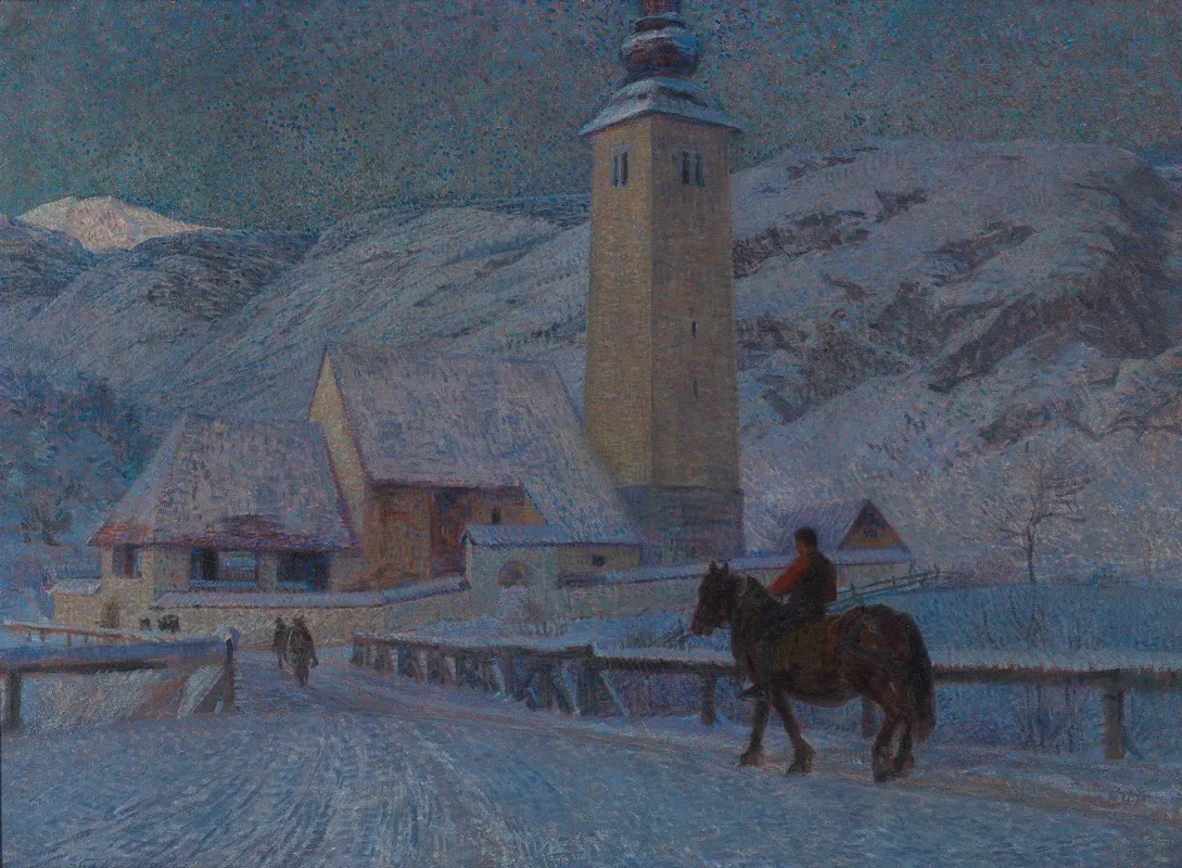 Abendlauten Gebirgsdorf