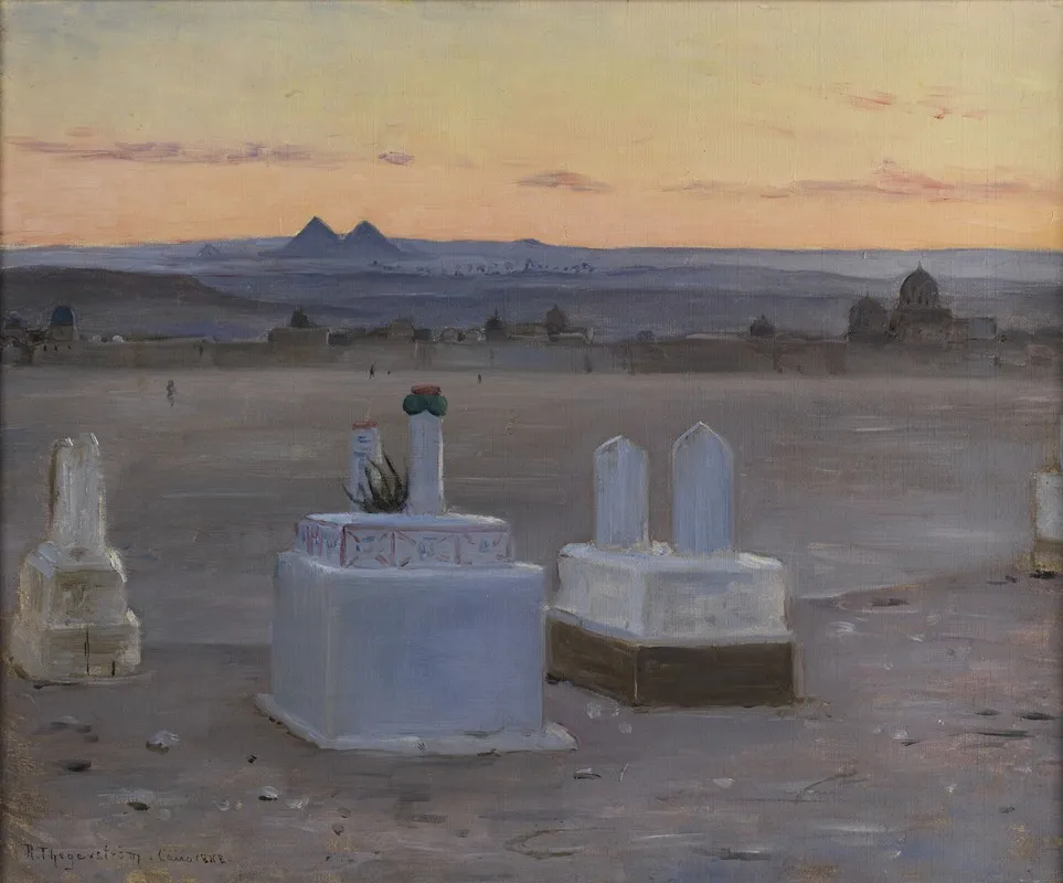 Abendliche Ansicht Von Kairo