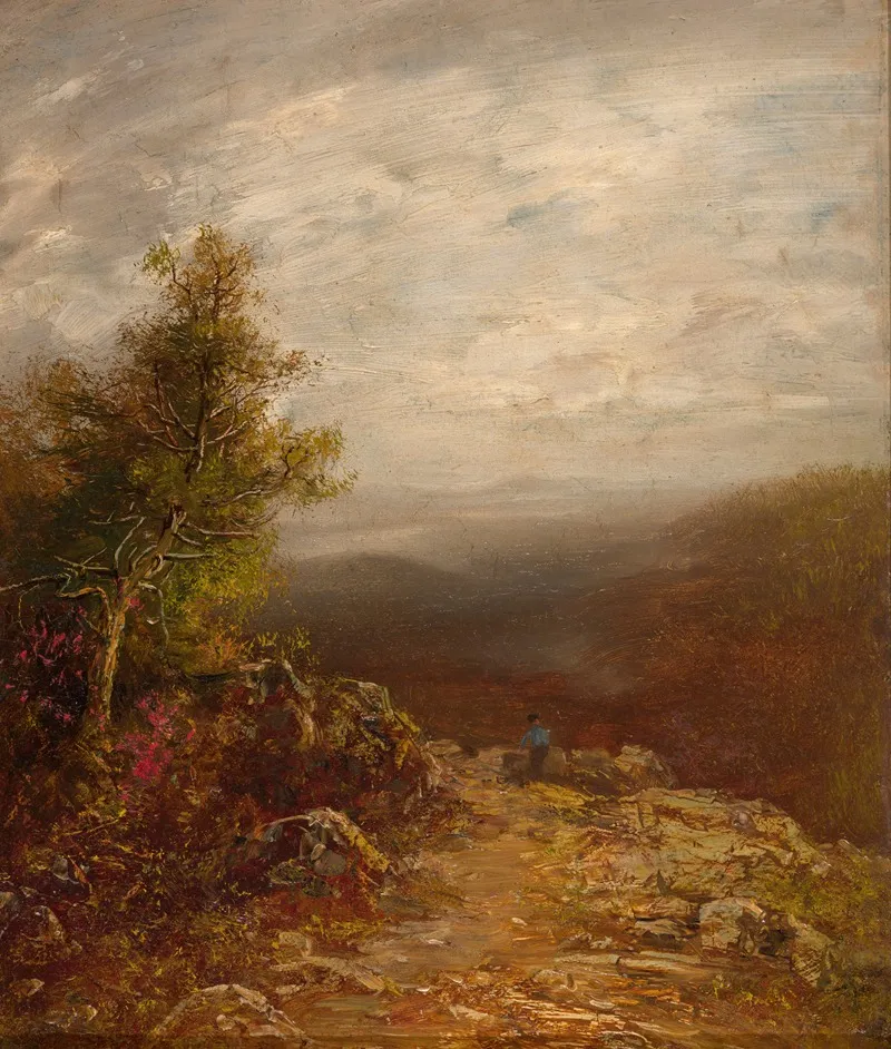 Above The Clouds by Ralph Albert Blakelock - Canvas Print