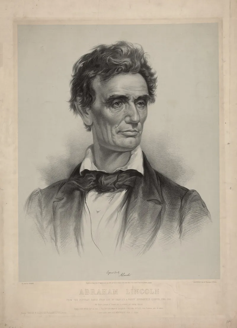 Abraham Lincoln 41 by Joseph E. Baker - Canvas Print