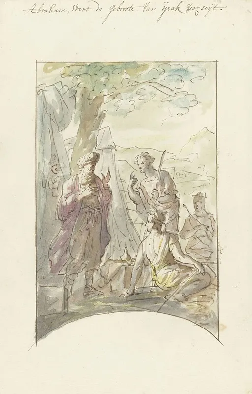 Abraham Wordt De Geboorte Van Een Zoon Voorspeld