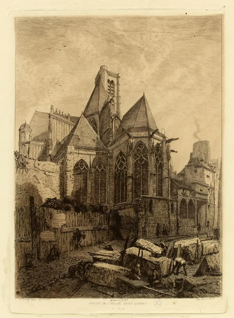 Abside De Leglise Saint Gervais